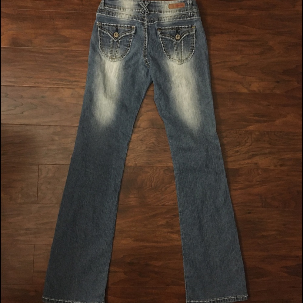 Bongo size 5 Women’s Light Washed Denim Jeans - Picture 3 of 4